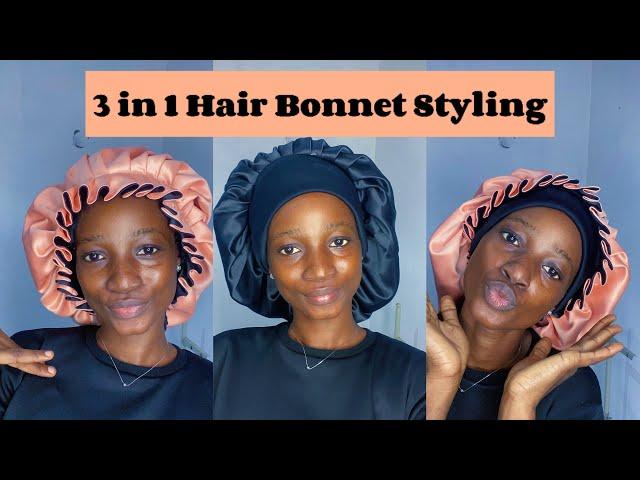 DIY: HOW TO MAKE A 3 IN 1 HAIR BONNET #fashion #beginners #bonnet #Diy #tailor