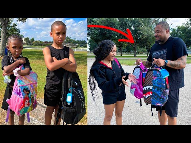 SIBLINGS SHAMES POOR GIRL FOR HAVING CHEAP BACKPACK. THEY GET CAUGHT!