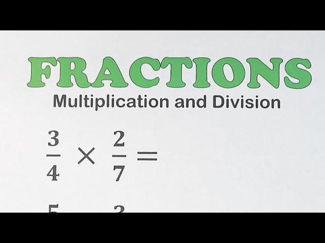 A Sortcut - Multiplying and Dividing Fractions
