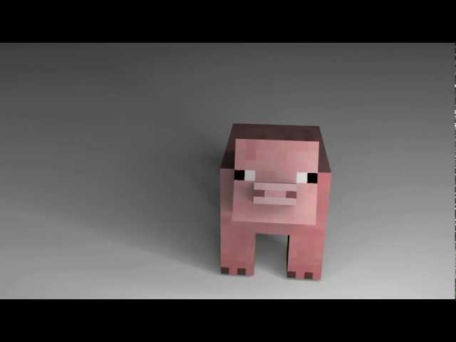 [MInecraft] Dubstep Pig (Animation) (Dubstep Cat Parody)