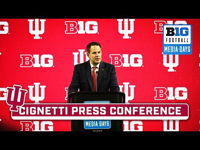 Indiana HC Curt Cignetti Press Conference | 2024 B1G Football Media Days