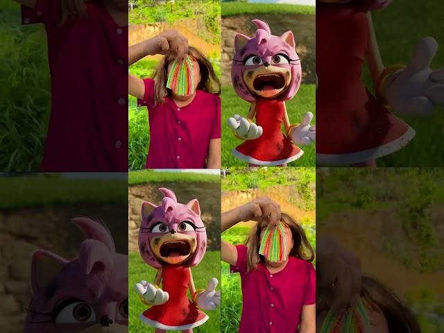 Can You Survive The Sonic Candy Challenge?  #funnyshorts #funny #sonic