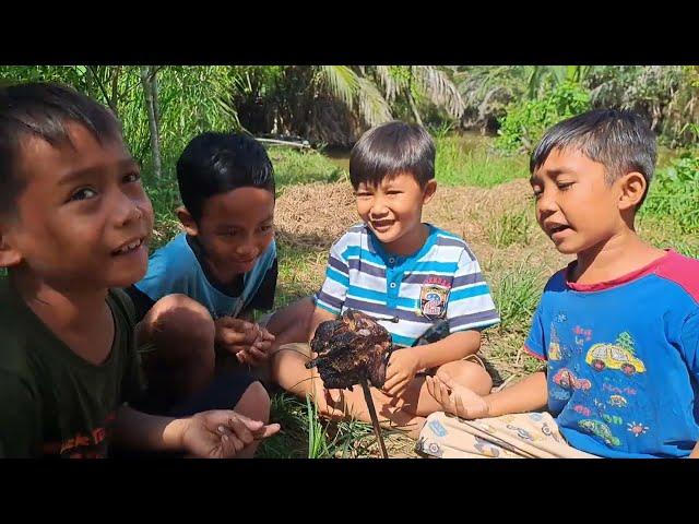 LUAR BIASA!!!petualangan Adit Mamet dan teman"berburu menyawak dapetnya manuk langsung mukbang