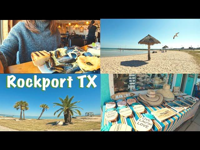 What's in ROCKPORT Texas: Attractions , Seafood Lunch, Beach l Sezzy and Addy