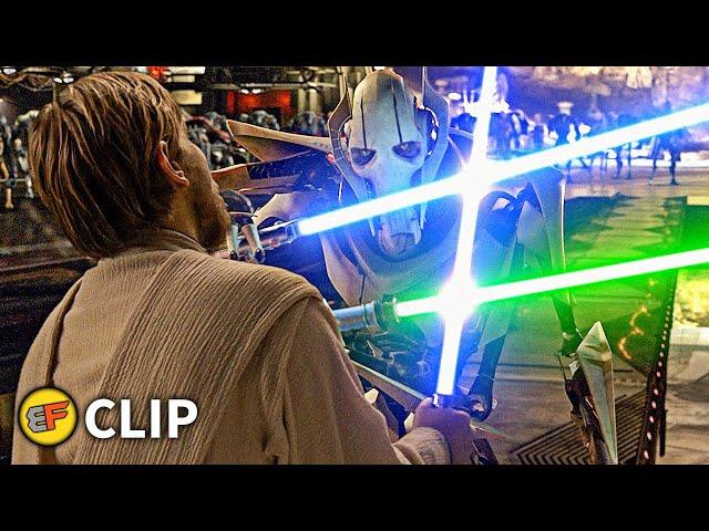 Obi-Wan vs General Grievous - "Hello There" | Star Wars Revenge of the Sith 2005 Movie Clip HD 4K