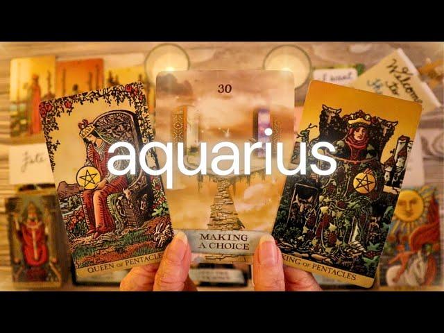 AQUARIUS LOVE TAROT- THE CHOICE YOU’RE WAITING FOR THEM TO MAKE!!! 