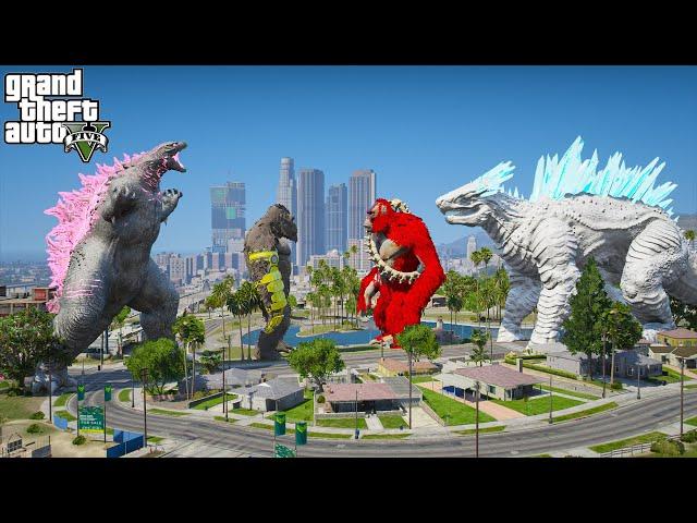 Godzilla x Kong vs Titanus Shimo, ScarKing - The New Empire ( GTA V Mods )