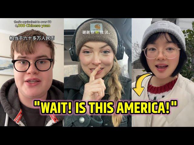 American TikTok Refugees Sharing About Life in the U.S.A Compared To China On RedNote