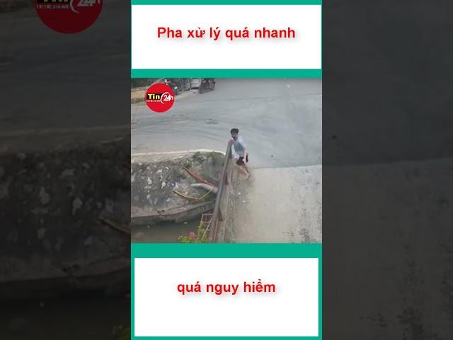 Pha xử lý quá nhanh, quá nguy hiểm  #shorst #tintuc #tin