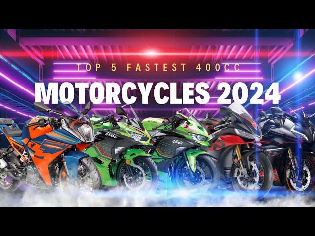 Top 5 Fastest 400cc Motorcycle 2024 : CFMoto 450SR vs KTM RC390 vs Ninja400 vs ApriliaRS457 vs ZX4RR