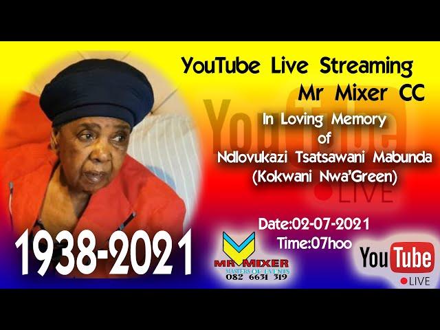 In Loving Memory of Ndlovukazi Tsatsawani Mabunda