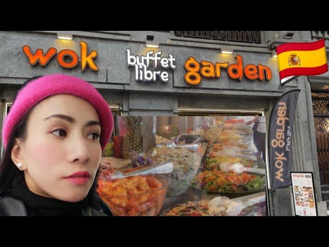 WOK GARDEN BUFFET MADRID experienced | Gandang Filipina sa España | Life in Spain #256