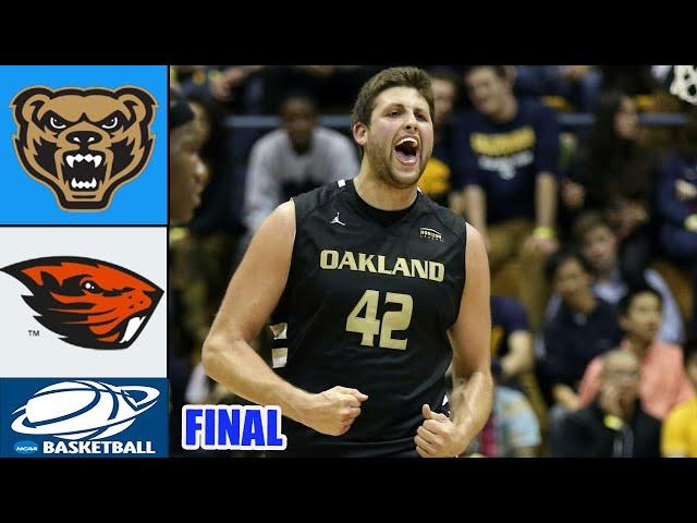 Oregon State vs Oakland [ FULL GAME Highlights ] Dec 23, 2024 | College basketball 2024 |NCAA