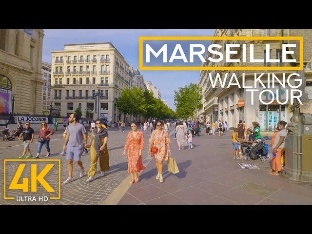 4K City Walking Tour - MARSEILLE - Exploring Cities of France