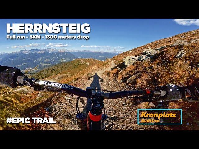 Herrnsteig (Kronplatz, Südtirol) - Full Run of an epic MTB trail