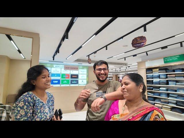 Engagement outfit shopping with Mappilai - Part 1 |Sister's Engagement| Shopping | First Outing| Cbe