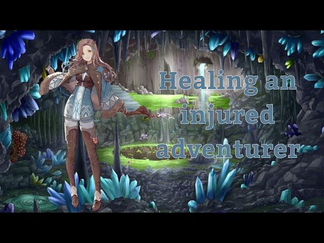 {Asmr} Kind and injured adventurer warns you [kitsune listener] [fantasy] [healing] [f4a]