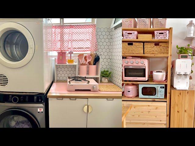 Small Kitchen Makeover / Small Kitchen Organization / Home Cleaning Routine / Housewife Daily Vlogs