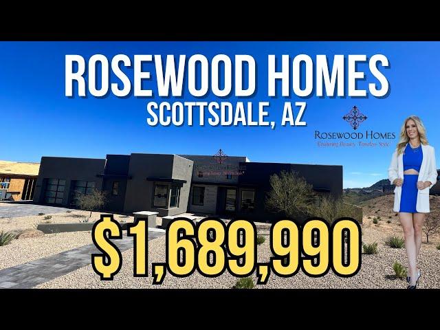 Take a Peek Inside an INSANE $1.7M Luxury Home | Scottsdale Arizona | Rosewood Homes- Residence One