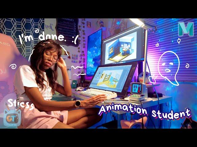 I QUIT ‍ Animation School to Self Study  Teaching myself the basics of Maya Vlog