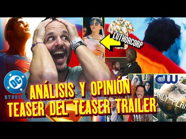 SUPERMAN TEASER TRAILER - REACCIÓN - REACTION - DC - JAMES GUNN - 2025 #Superman