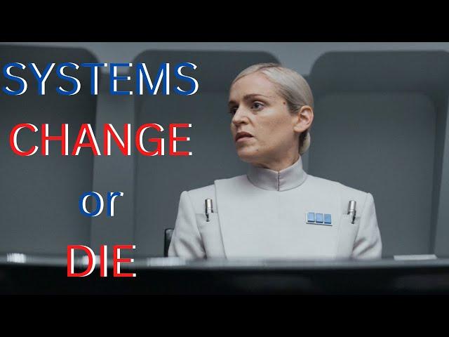 Andor: Dedra Meero, "Systems Either Change or Die!!!!"