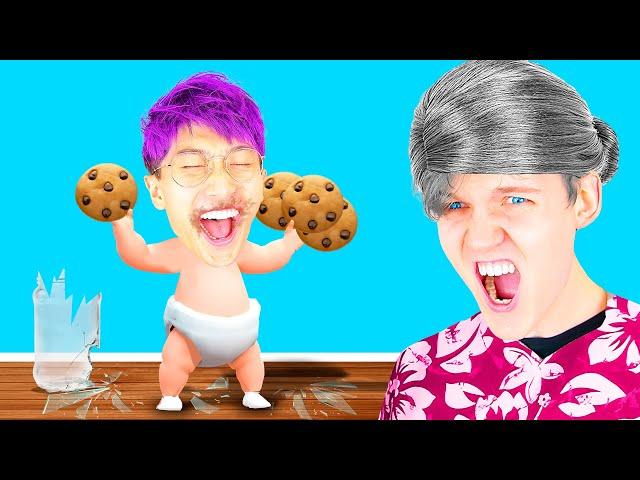 LANKYBOX Playing GRANNY SIMULATOR!? (FUNNY MOMENTS!)