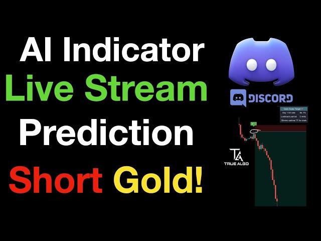 Shorting Gold with a Algo Indicator -PROOF with True Algo