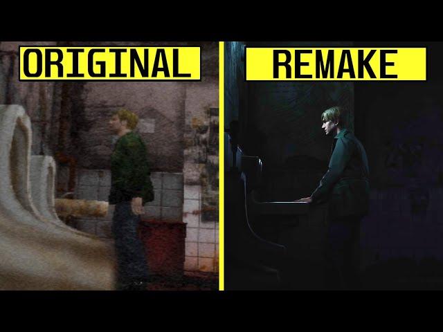 Silent Hill 2 Remake vs Original Early Graphics Comparison