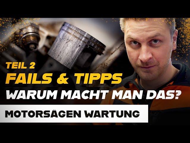 Unglaubliche Wartungsfehler bei STIHL Motorsägen - "Best Of - Schatulle" Teil 2