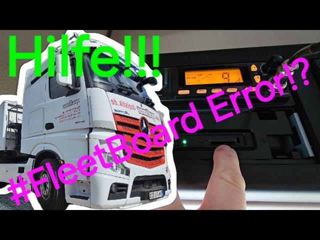 Actros FleetBoard Error..!?? Fehlerbehebung Max. 3Minuten Aufwand!