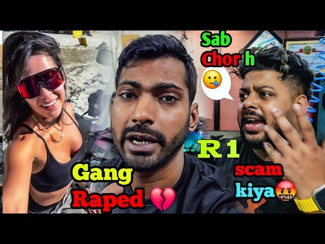 Foreign Ladki ka sath Gang RAP* @BeerBikerSamy  ka R1 ka SACH Superbike Scam in india