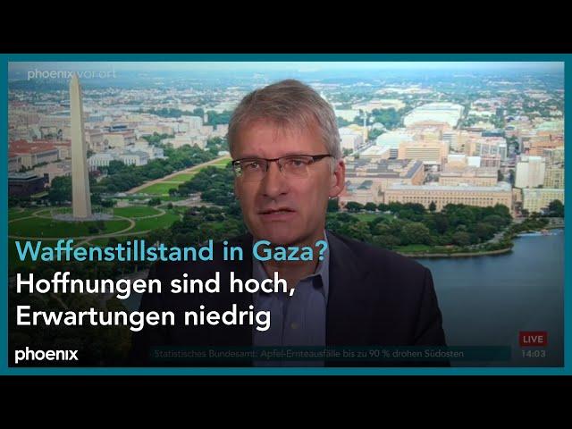 ZDF-Korrespondent Elmar Theveßen zu den Verhandlungen zum Waffenstillstand in Gaza am 15.08.24