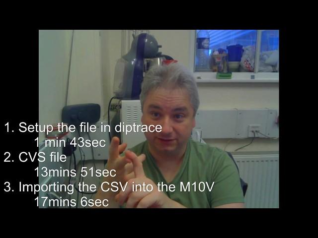 Automatic SMD Pick Place M10V. Part 5 How to import a Pick and Place file