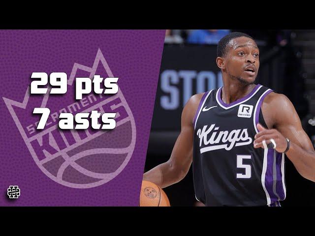 De'Aaron Fox 29 pts 7 asts vs Nuggets 24/25 season