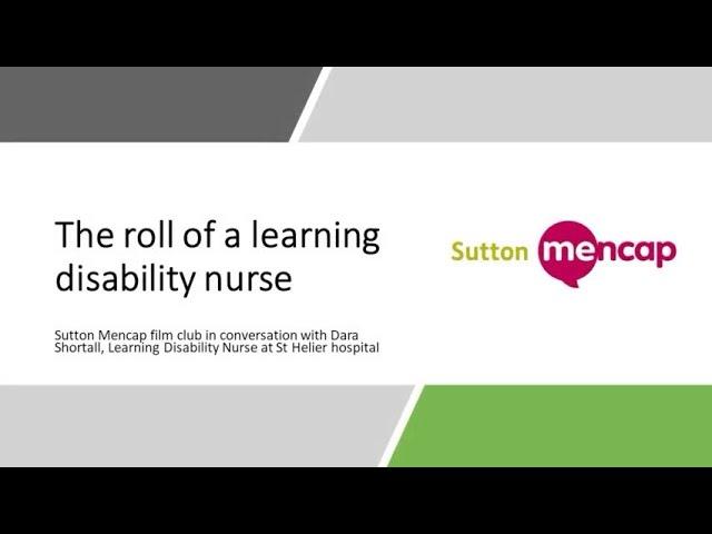 The Role of A Learning Disability Nurse