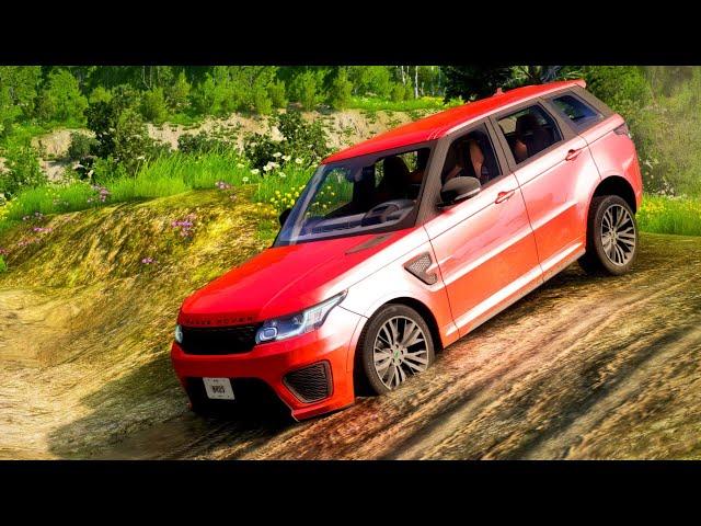 Cars vs Ditch – BeamNG Drive | BeamNG Bros