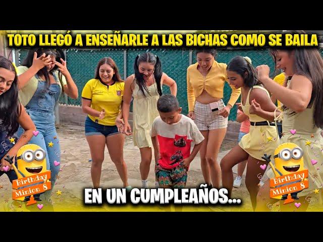 Los Jrs andan alegres porque celebrarán el cumpleaños de... Toto llegó a darle ambiente a las Bichas