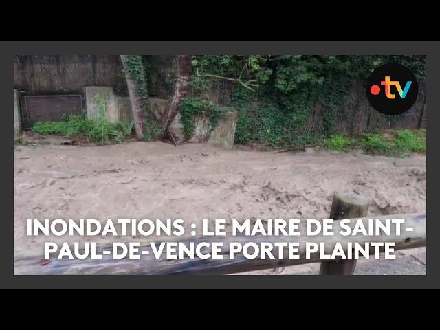 Inondations : après la coulée pestilentielle, le maire de Saint-Paul-de-Vence porte plainte