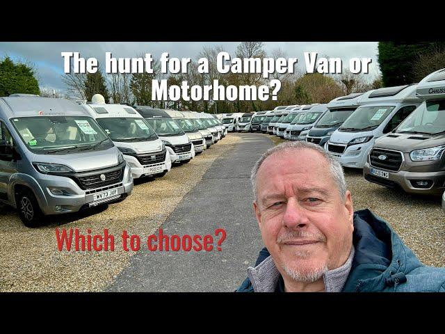 The hunt for a Camper Van or Motorhome