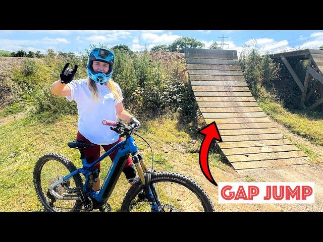 I GOT OVER THE FEAR AND RODE A BIG GAP JUMP!