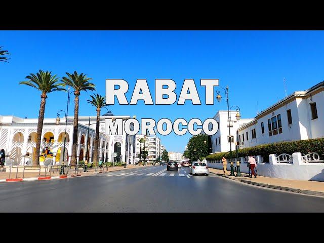 Rabat, Morocco - Driving Tour 4K