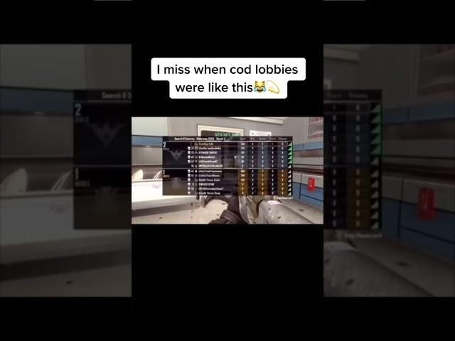 COD Lobbies Back Then tiktok og swiftyy