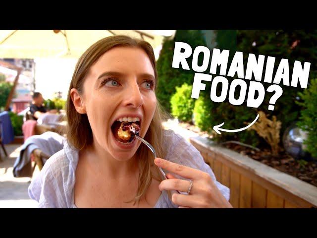  TRYING TRADITIONAL ROMANIAN FOOD | SIGHISOARA FOOD TOUR | ROMANIA