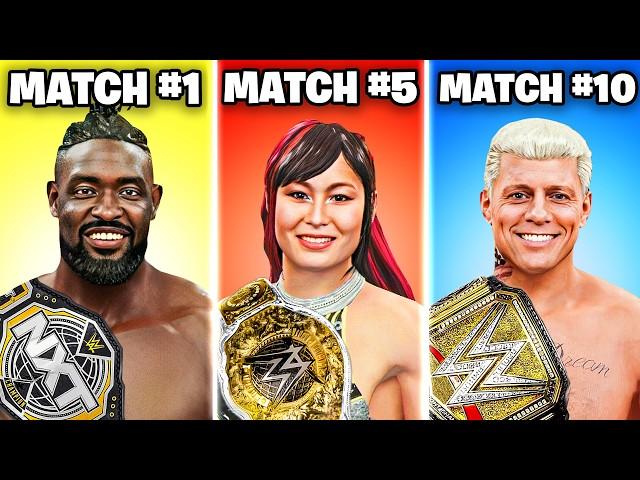 I Beat EVERY Champion In WWE 2K25!