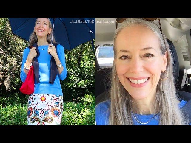 Classic Fashion/Style Over 40/Over 50: Vlog--Dinner 5th Ave., Naples, FL; Hunter Boots OOTD
