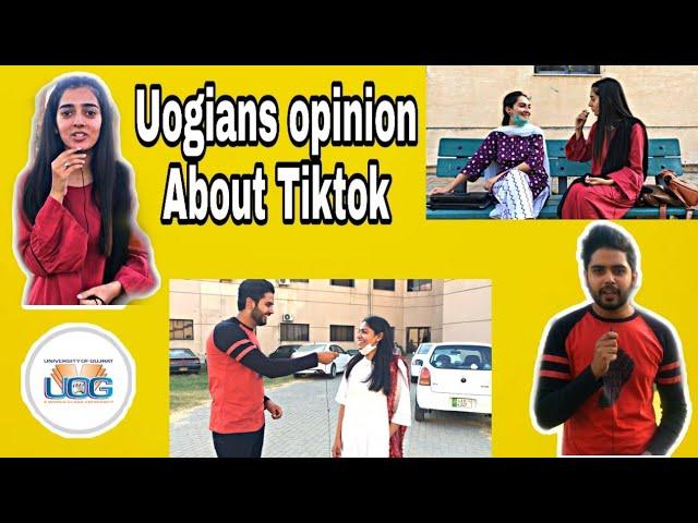 University of Gujrat Tiktok Opinion interview | Sami Liaqat | Sundas shafaizi | Uog | University