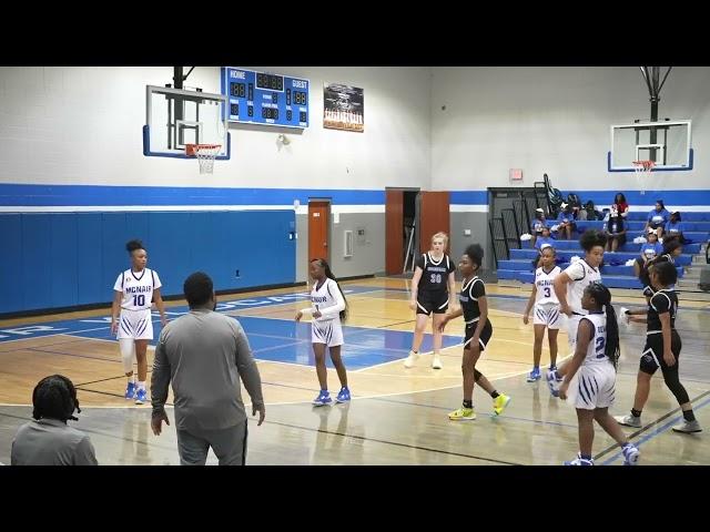 TOP RANKED MIDDLE SCHOOL TEAM McNair 8th Grade Girls Basketball vs. Sparkman Middle 2022 (FULL GAME)