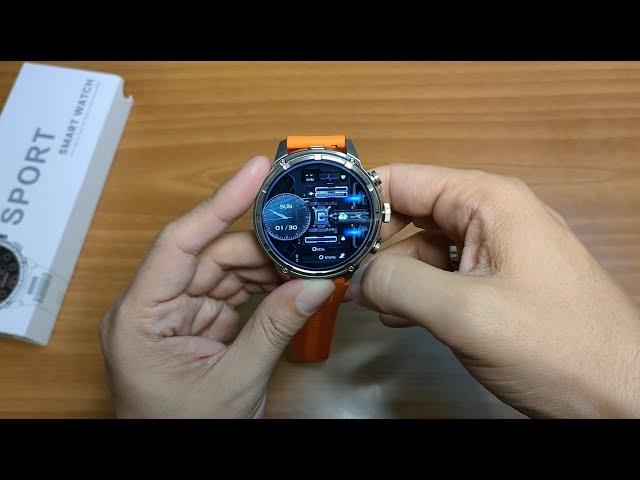 V99 smartwatch unboxing and quick menu view