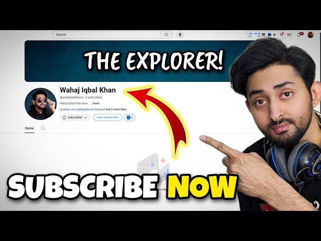 SUBSCRIBE TO MY VLOGGING CHANNEL @wahajiqbalkhans